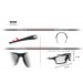 Lunettes de Moto Photochromiques Enveloppantes Coupe-vent – mod. Omega AF by Bertoni Italy
