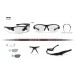 Bertoni Lunettes de Soleil Photochromiques Hommes Femmes - cod. F1001A Bertoni Italy
