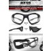 F333A Lunettes Moto Photochromiques avec Elastique et Branquess by Bertoni Italy