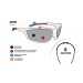 Bertoni Prescription Sports Windproof Sunglasses with Optical Clip Prescription Lenses Carrier – 100% UV Protection Antifog Lens - AF100 Italy