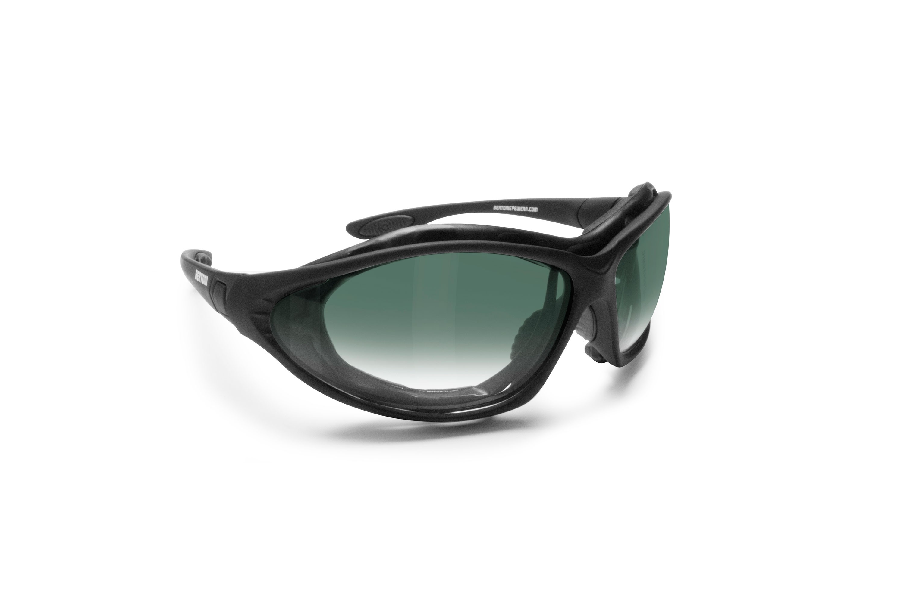 Motorcycle Goggles Convertible with Mask with Anti-Fog Lenses by Bertoni Italy - FT333B
