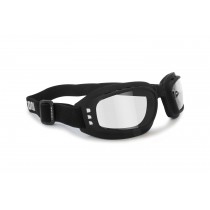 Motorcycle Goggles Antifog - Adjustable Strap - Ventilated - Bertoni Italy AF112A