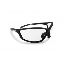 Bertoni Prescription Sports Windproof Sunglasses with Optical Clip Prescription Lenses Carrier – 100% UV Protection Antifog Lens - AF100 Italy