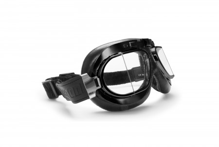 Schwartz Motorradbrille Fliegerbrille AF193A 