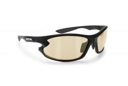 Selbsttönend Motorradbrille mit Gelbe Linsen F676YA