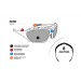 Occhiali Antifog per Moto - Aste ed Elastico intercambiabili - lenti antiappannanti by Bertoni - Italy (AF366A)- Aggiuntivo ottico per lenti da vista incluso