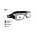 Bertoni Occhiali Fotocromatici da Moto e Sport Estremi - Antiappannanti - Elastico Regolabile - Ventilati - by Italy F112A 