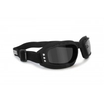 Motorcycle Goggles Antifog - Adjustable Strap - Ventilated - Bertoni Italy AF112A