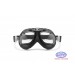 Gafas Motorista - Mascara en Piel de Cuero Genuino - Bertoni AF191L
