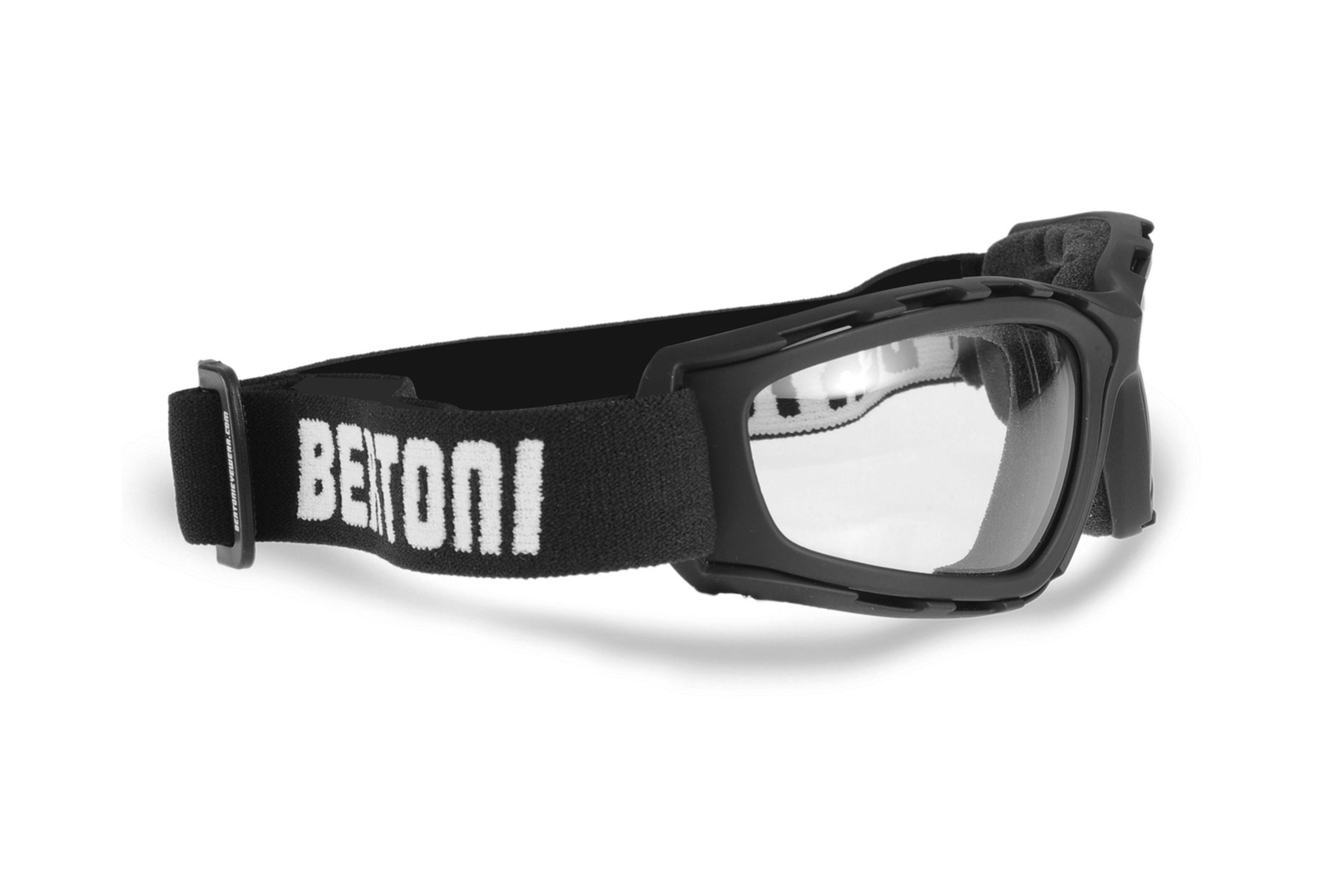 Photochromic Motorcycle Goggles Sunglasses - by Bertoni Italy - F120A