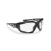 Photochromic Motorcycle Sunglasses  - Anticrash Ventilated Lenses by Bertoni Italy - F1000A