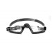 Bertoni Motorcycle Glasses with Optical Clip Prescription Lenses - Windproof AF79 Bertoni Italy