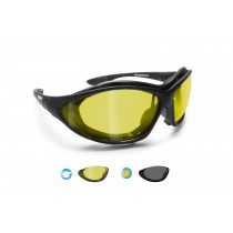 Photochrome Polarisierte Motorradbrille mit Kopfband P333FTA